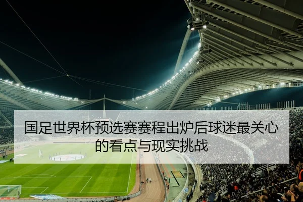 国足世界杯预选赛赛程出炉后球迷最关心的看点与现实挑战（biwin）